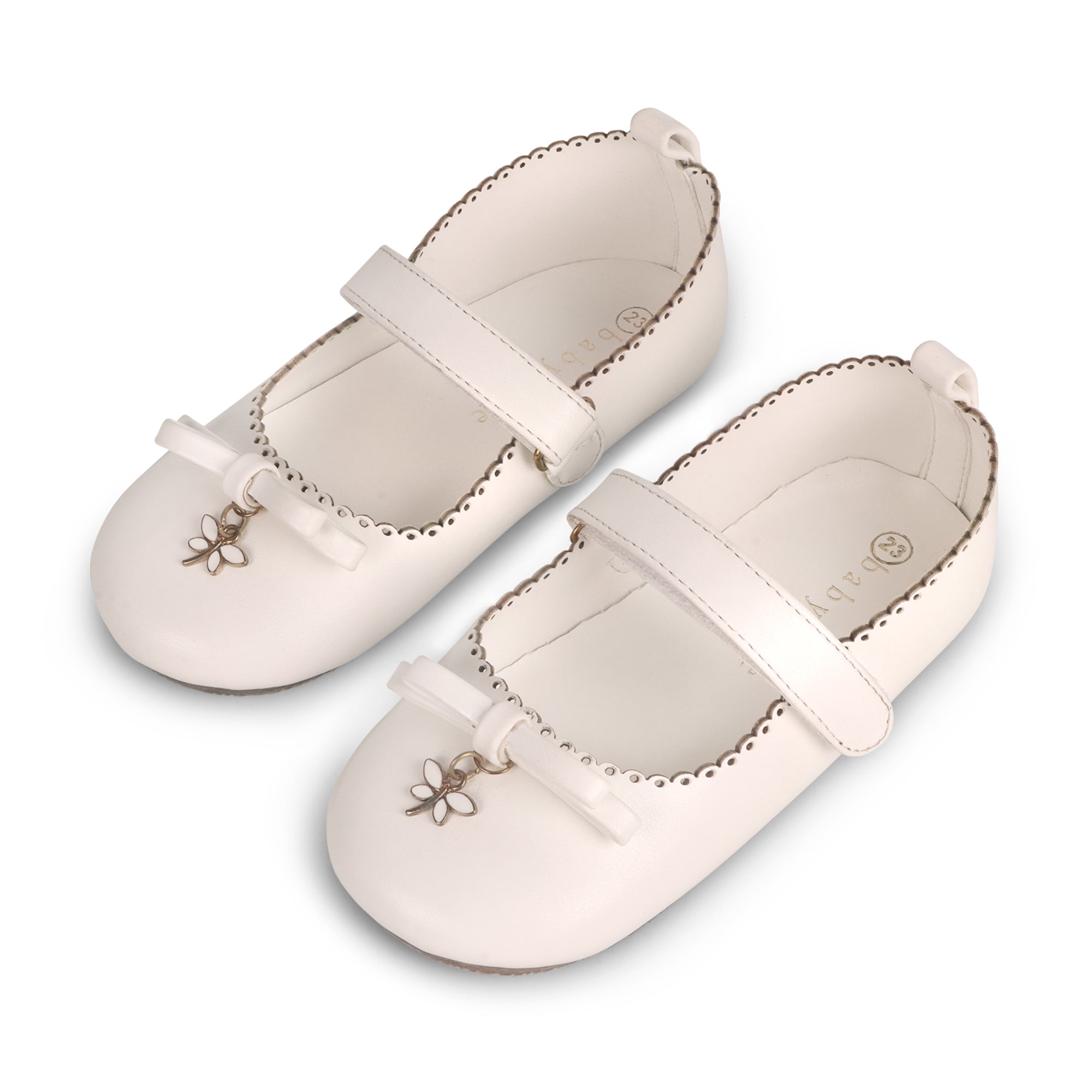 White butterfly ballerina & butterfly clips