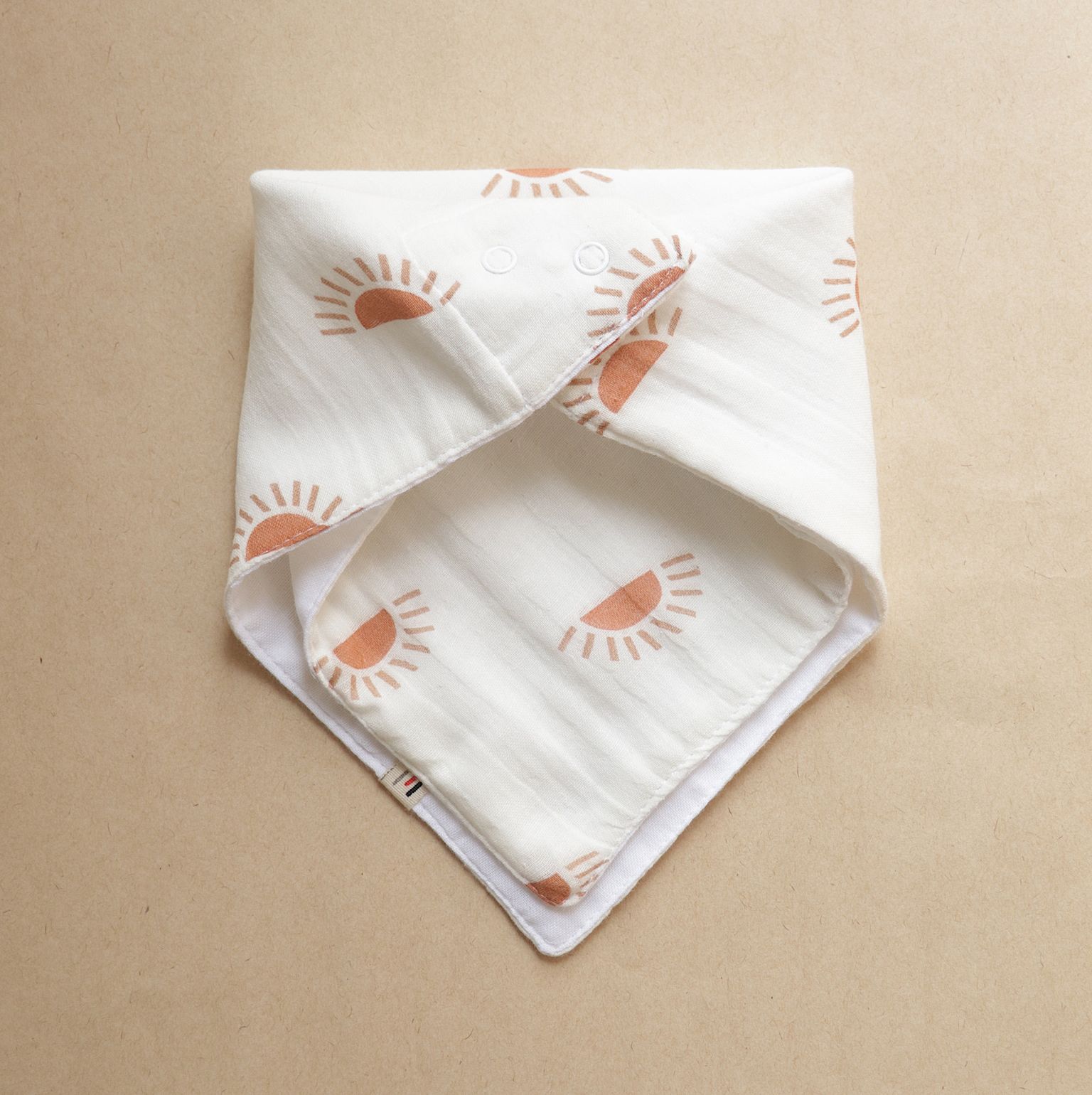 Organic Drool bib  (Sunburst)