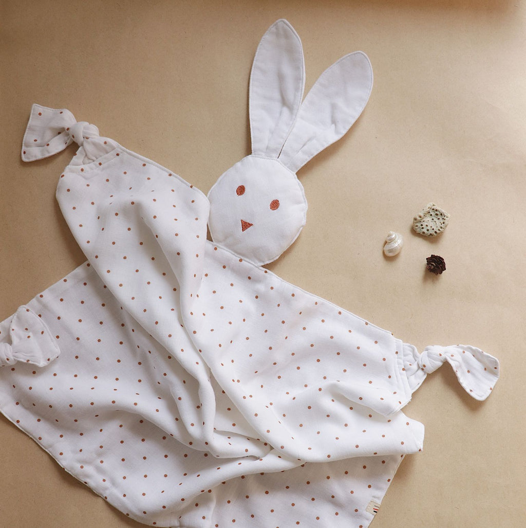 Organic Snuggle-Bunny Lovey (Spottie Dottie)