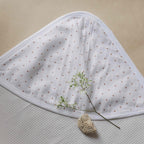 Organic Peek-a-boo Hooded Towel (Spottie Dottie)