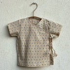Unisex Organic Indigo Zoo Bag - Raidana And Check Angarakha + Pants