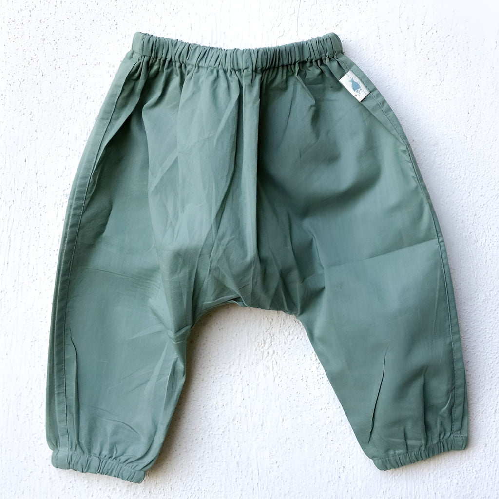 Unisex Organic Fish Print Angarakha Top & Mint Pants