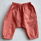 Unisex Organic Koi Peach Jhabla With Peach Pants