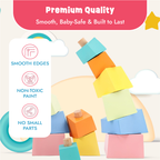 Leaning Tower - Stacking, Balance and Problem-solving Toy for Toddlers