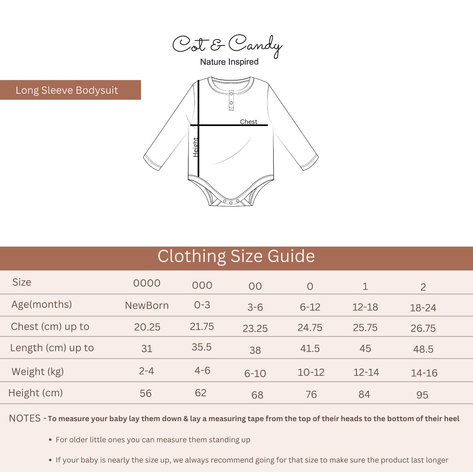 Cot & Candy Baby Organic Long Sleeve Bodysuit-Lemon Love