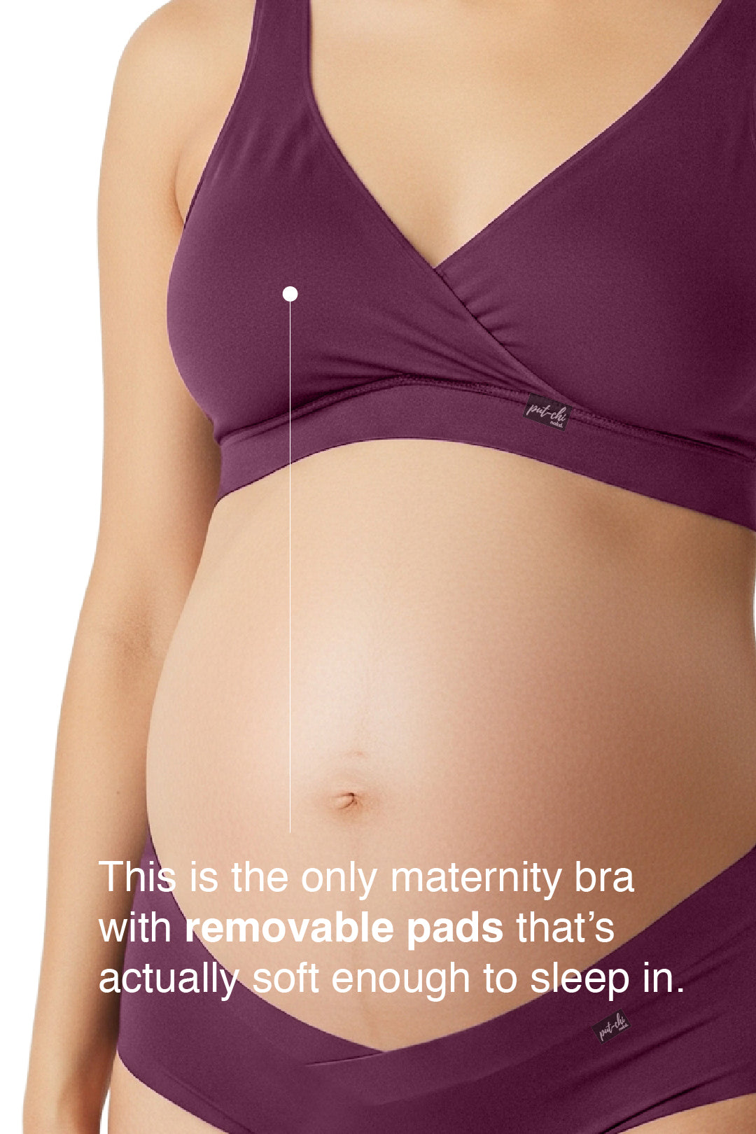 Putchi V Neck Maternity Bra – Soft, Wireless & All-Day Comfort