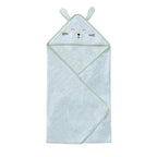 Unisex Organic Cotton Hooded Towel, 0-18months – Bunny-Mint
