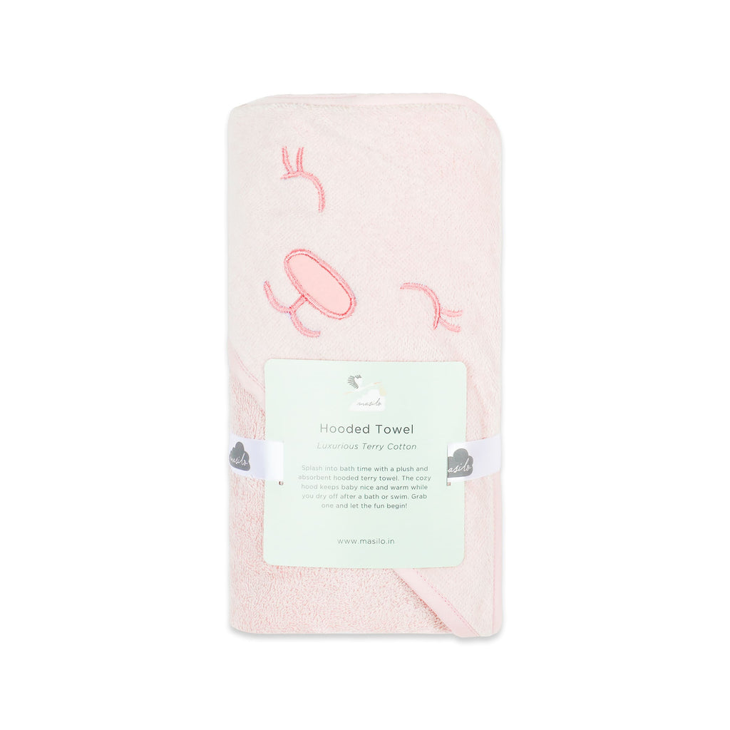 Girls Organic Cotton Hooded Towel