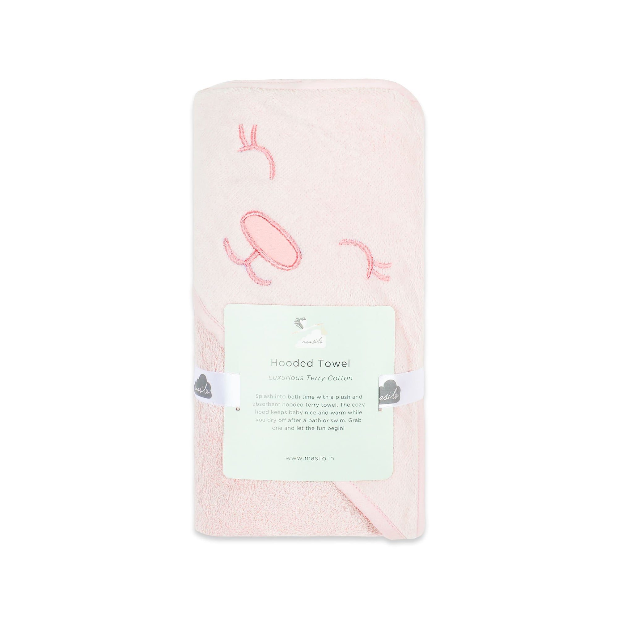 Girls Organic Cotton Hooded Towel
