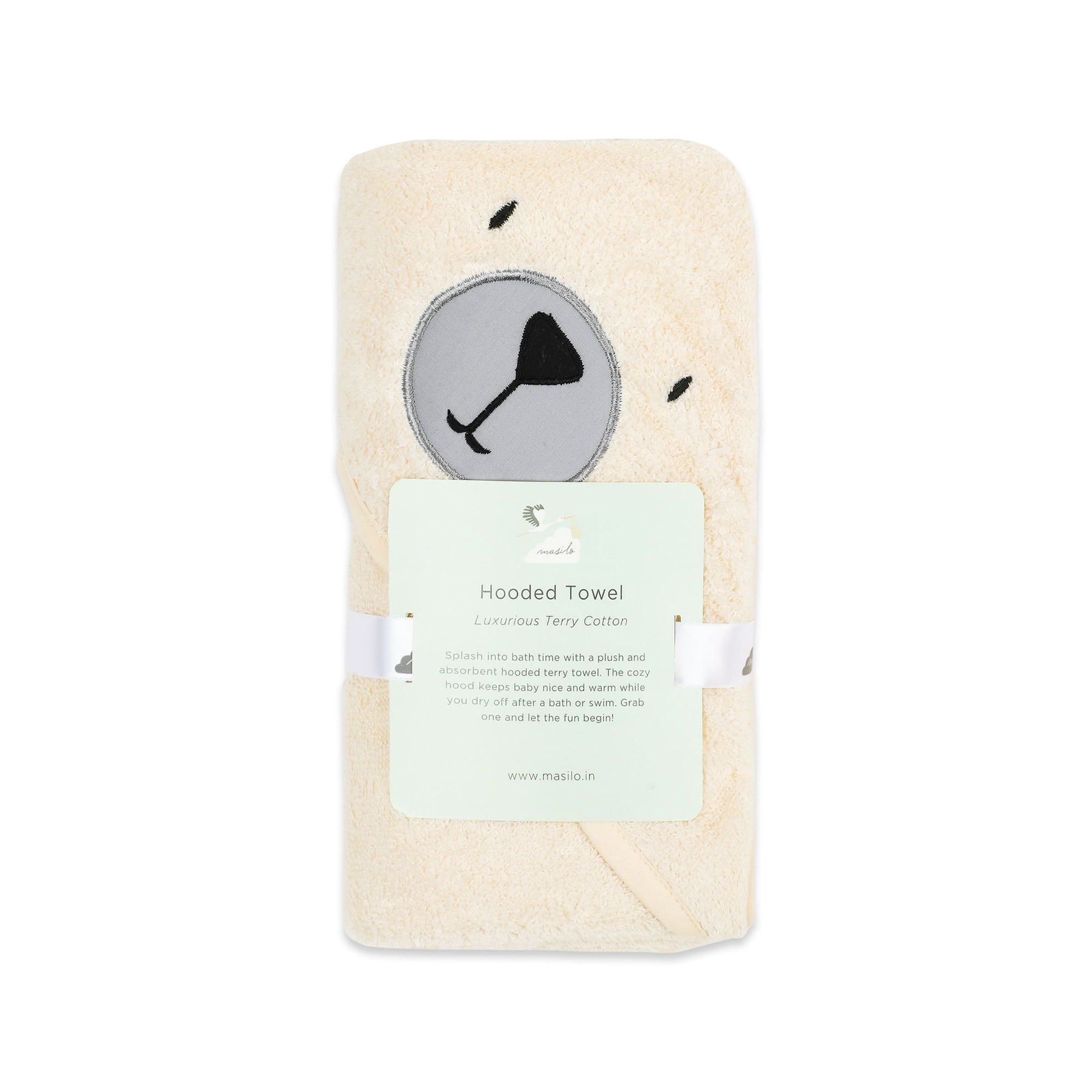 Boy Organic Cotton Hooded Towel