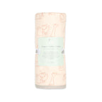 Girl Organic Cotton Dohar Blanket, 0-3 years - Always Be My Baby-Pink
