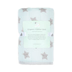 Boy Organic Cotton Dohar Blanket, 0-3 years - Sleepy Star - Blue