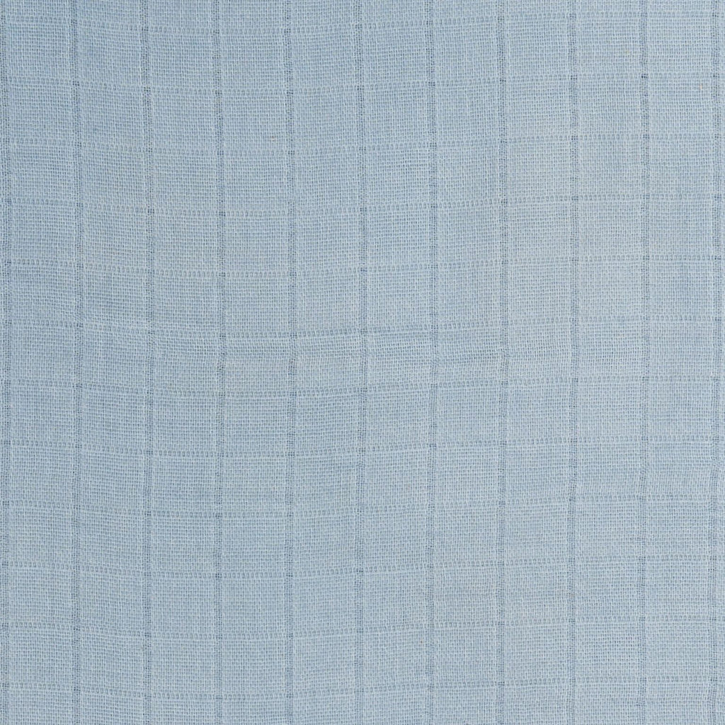 Boy Organic Cotton Muslin Swaddles, 0-1years-Sea Breeze-Blue