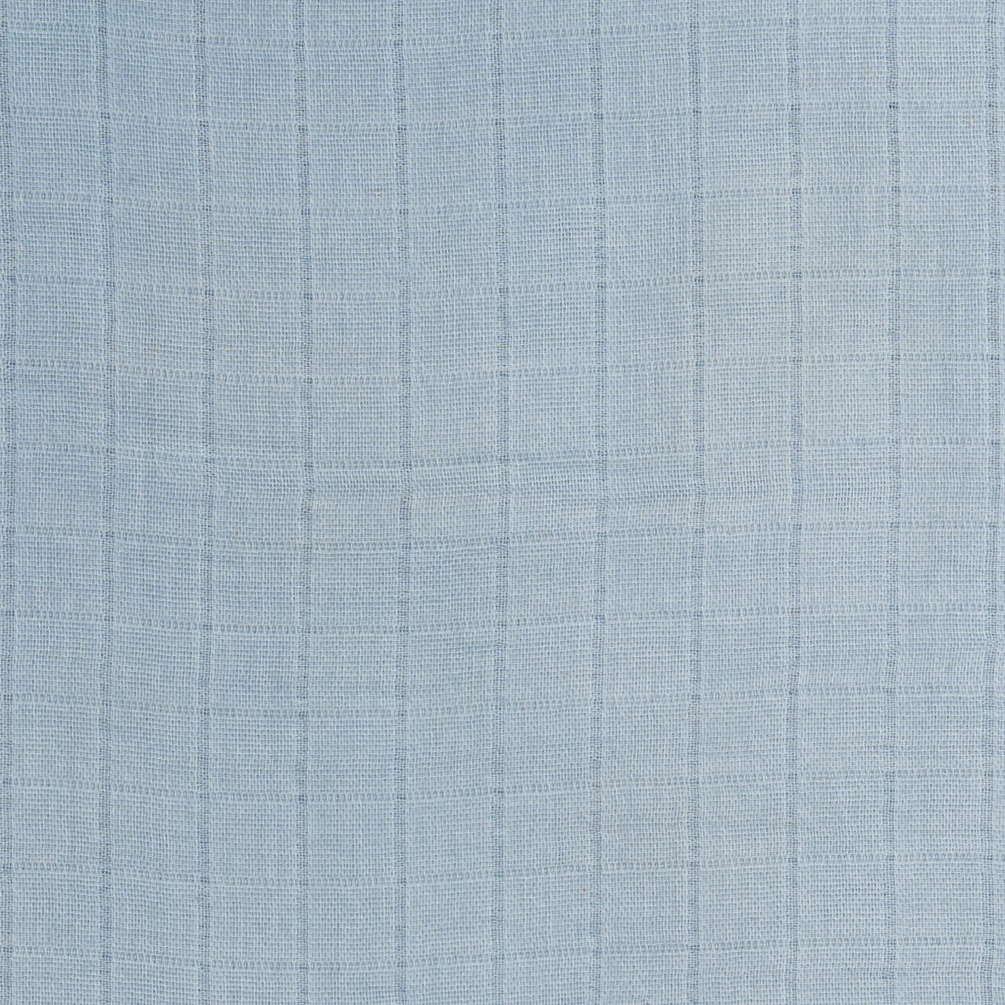 Boy Organic Cotton Muslin Swaddles, 0-1years-Sea Breeze-Blue