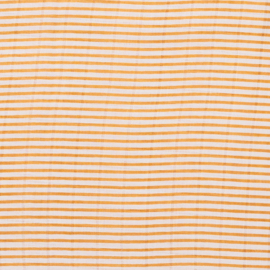 Unisex Organic Cotton Muslin Swaddles, 0-1 years-Pineapple Bliss-Yellow
