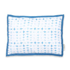 Boy Bamboo Muslin Mini Cot Bedding Set, 0-2 years Believe in Narwhals-Blue