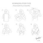 Unisex 100% Organic Cotton  Baby Crrier warp