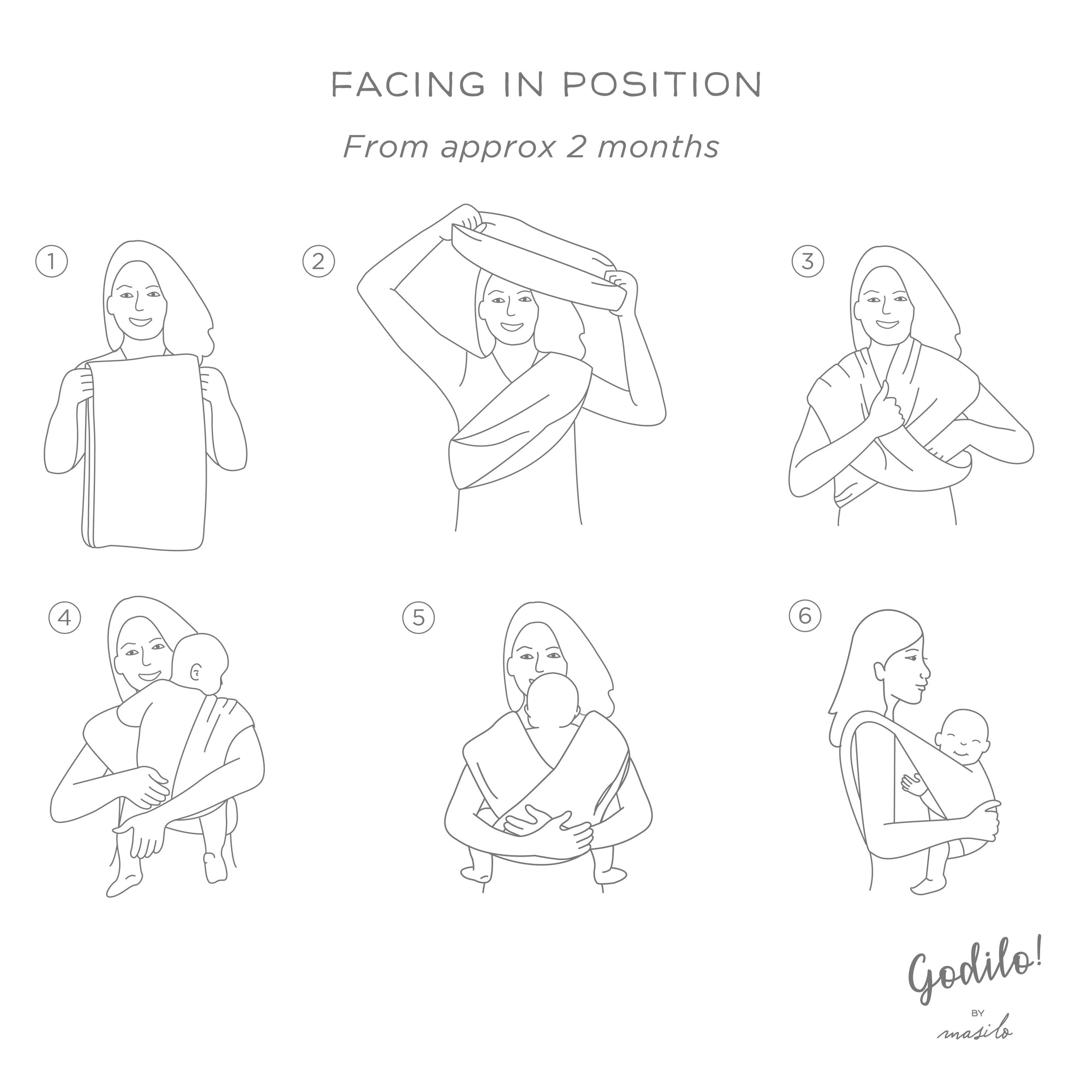 Unisex 100% Organic Cotton  Baby Crrier warp