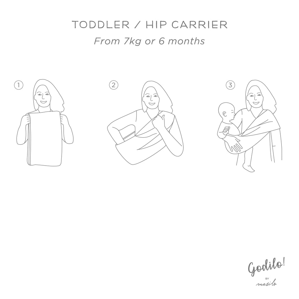 Unisex 100% Organic Cotton  Baby Crrier warp