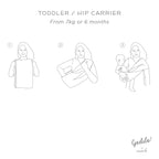 Unisex 100% Organic Cotton  Baby Crrier warp