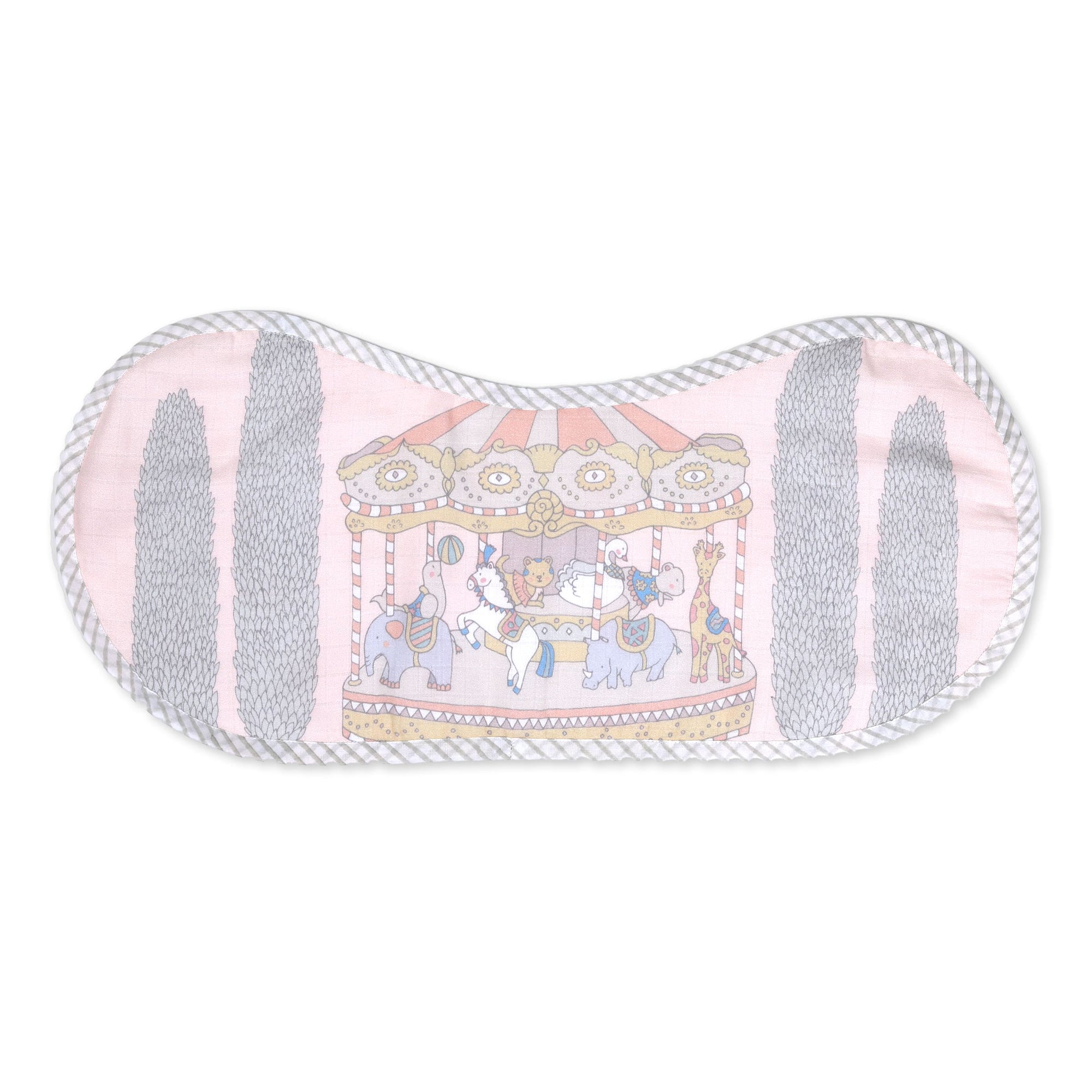 Girl Organic Cotton Muslin Burp Cloth