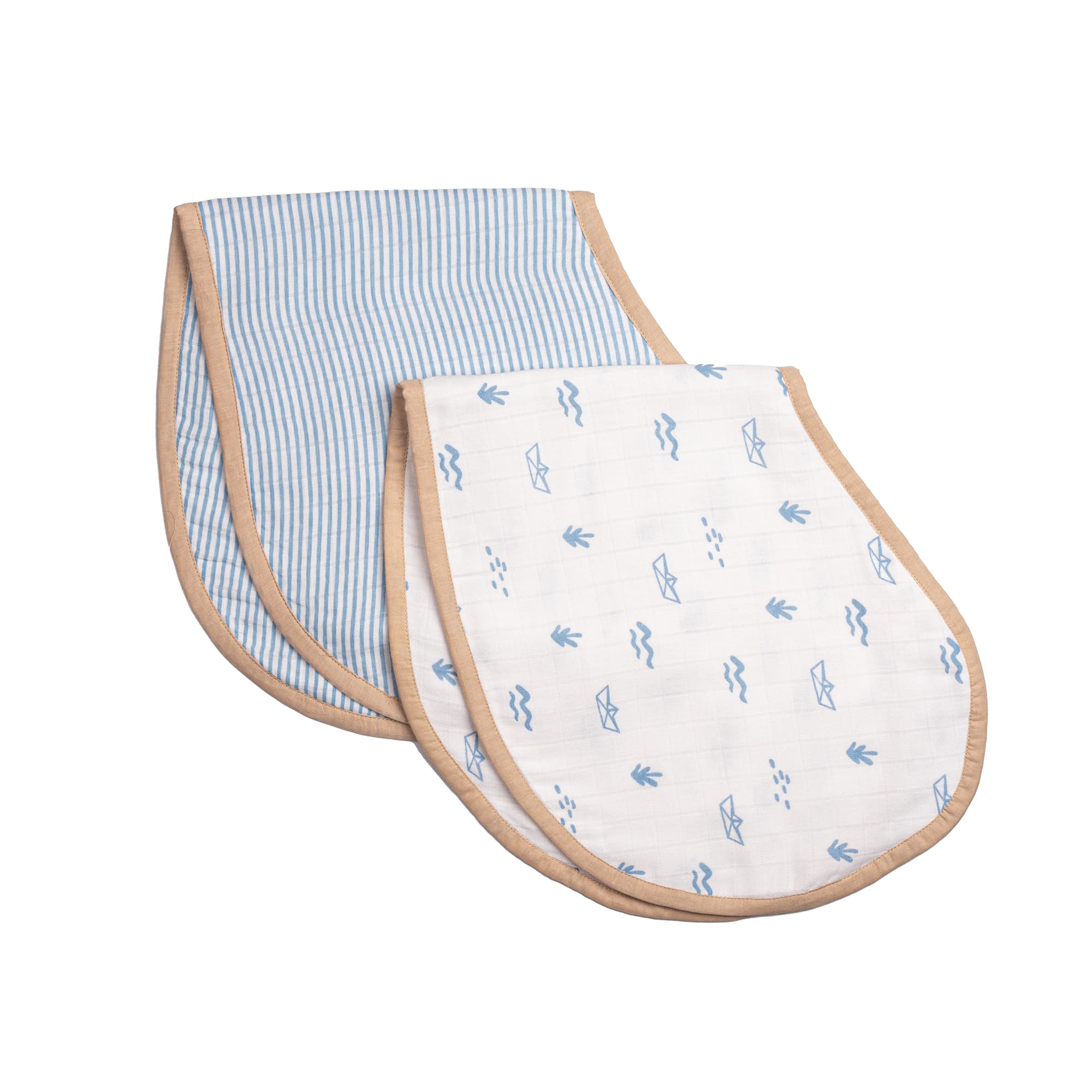Boy Cotton Muslin Swaddes Burp Cloth