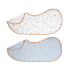 Boy Cotton Muslin Swaddes Burp Cloth