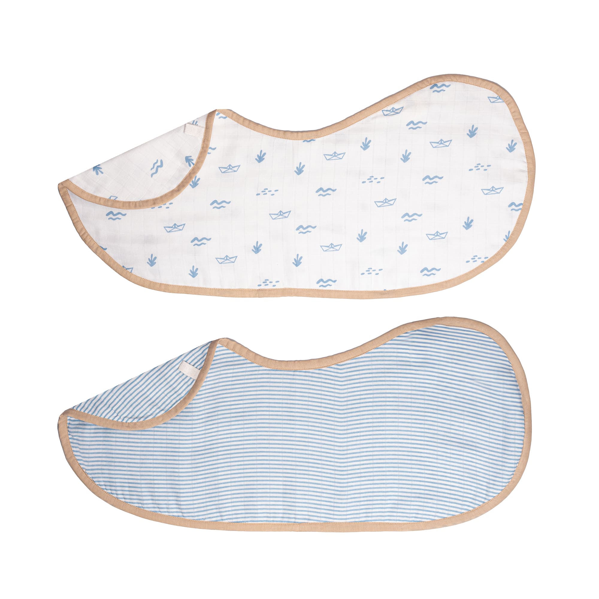 Boy Cotton Muslin Swaddes Burp Cloth
