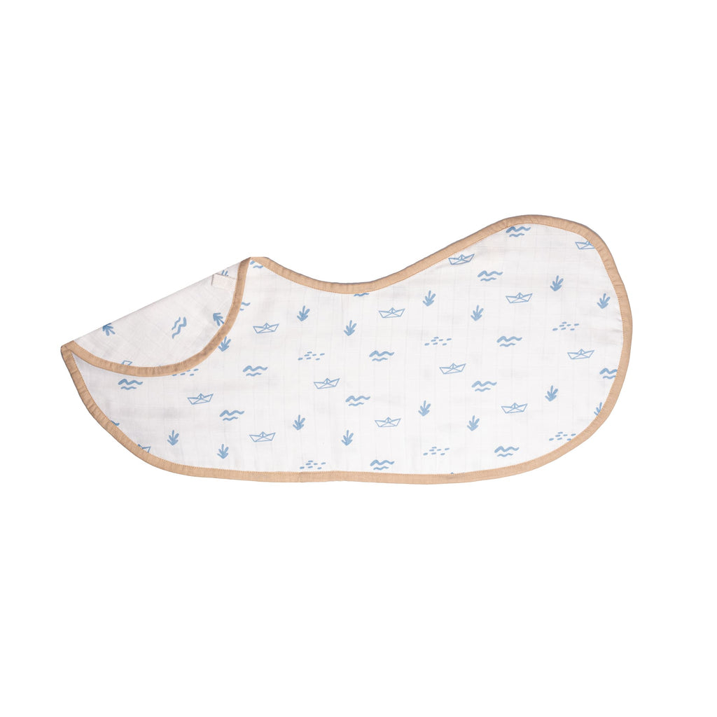 Boy Cotton Muslin Swaddes Burp Cloth