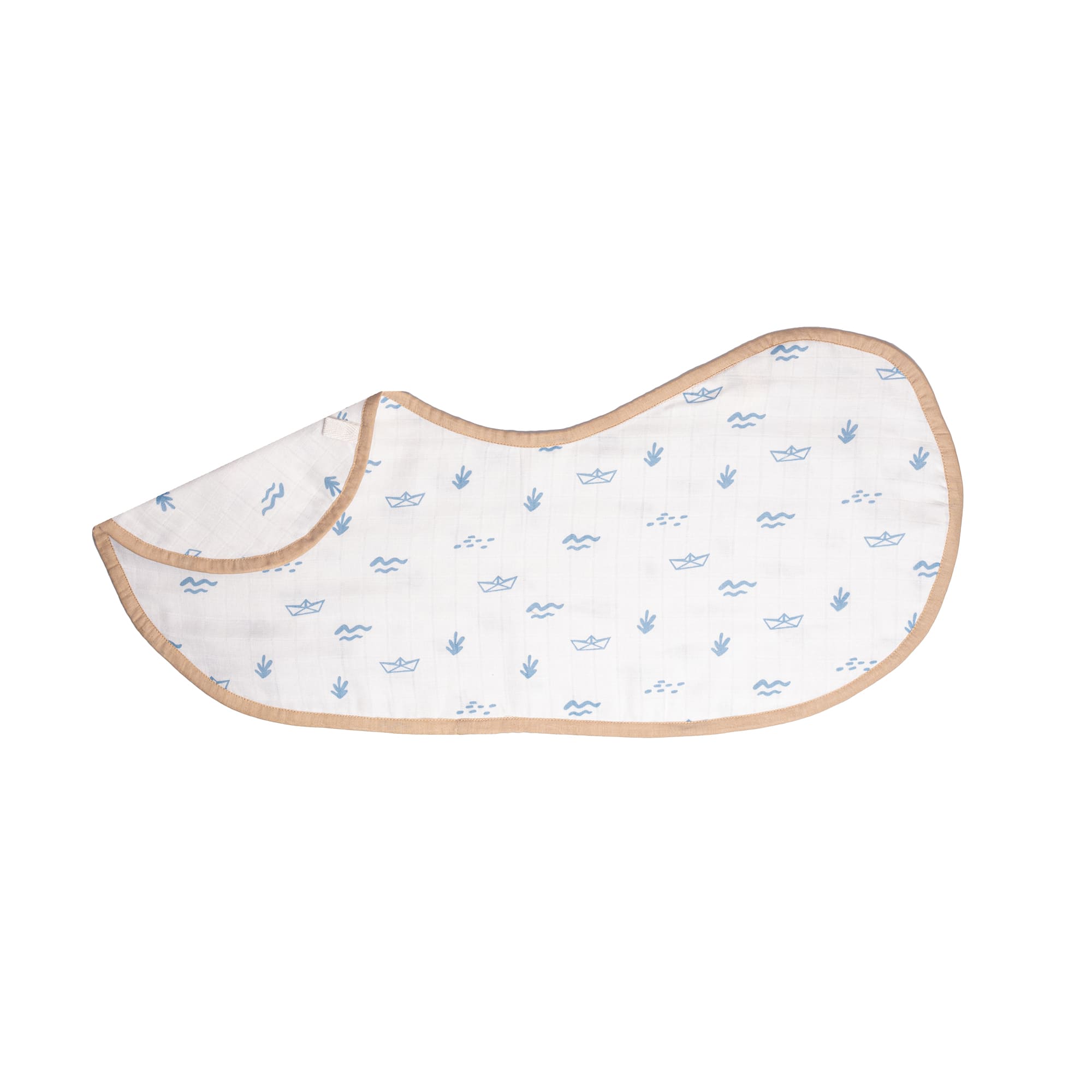 Boy Cotton Muslin Swaddes Burp Cloth