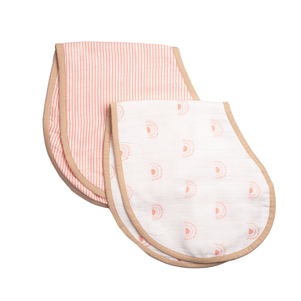 Girl Cotton Muslin  Burp Cloth