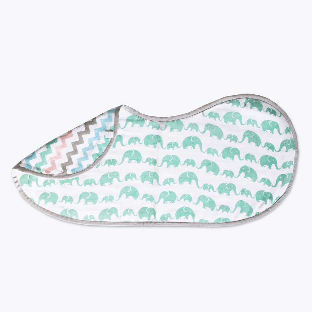 Unisex Organic Burp Cloth Cotton Muslin