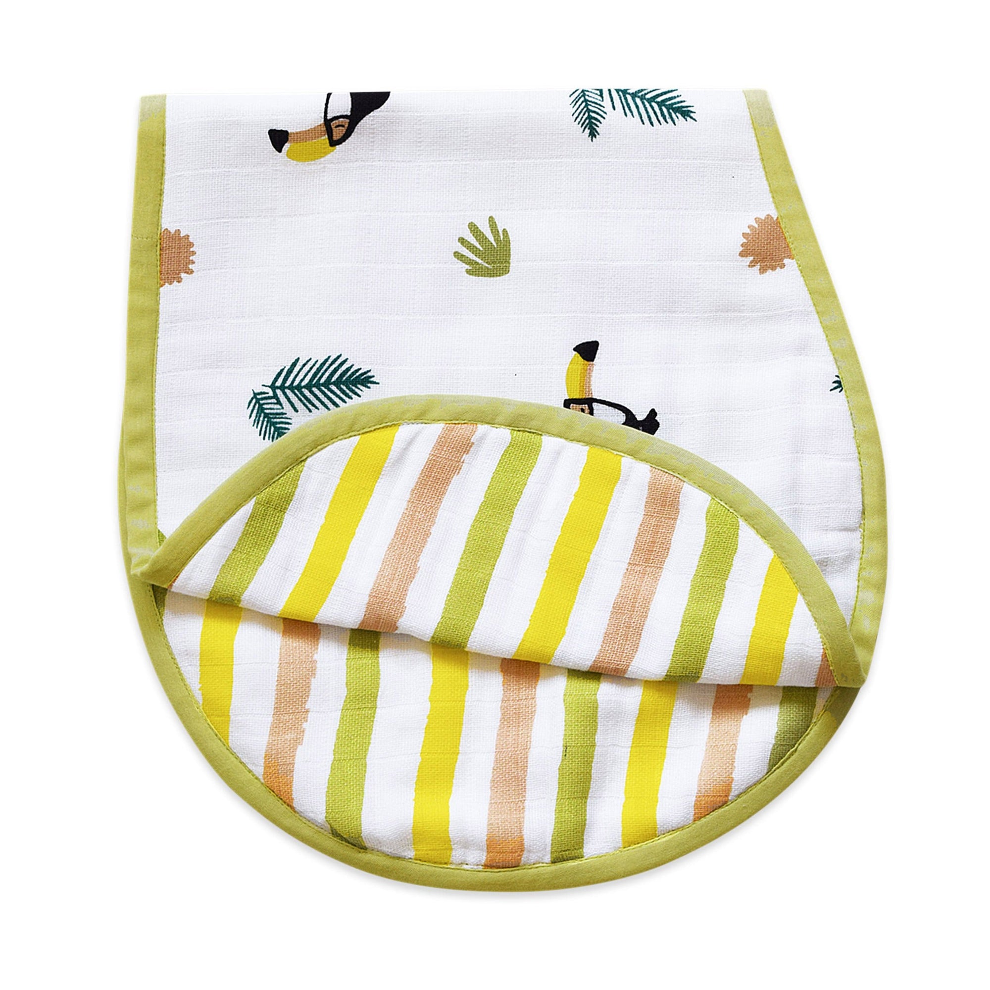 Unisex Organic Burp Cloth Cotton Muslin