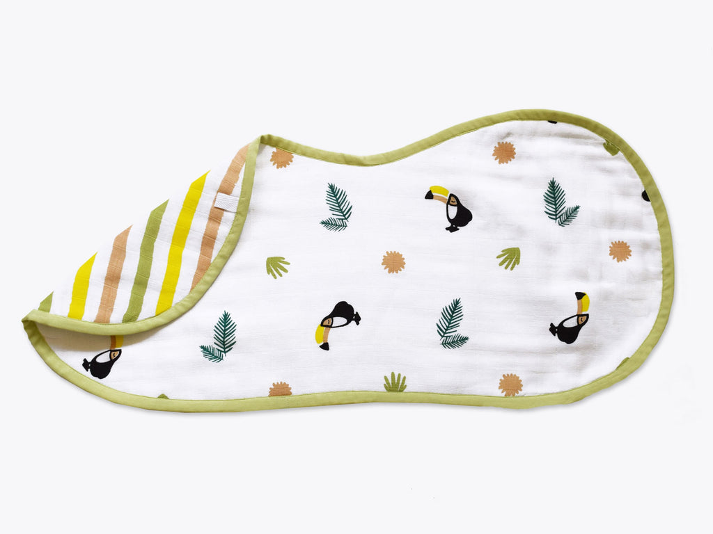 Unisex Organic Burp Cloth Cotton Muslin