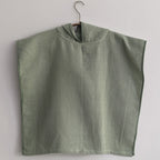 Organic Waffle Hooded Poncho Towel Set - Mint