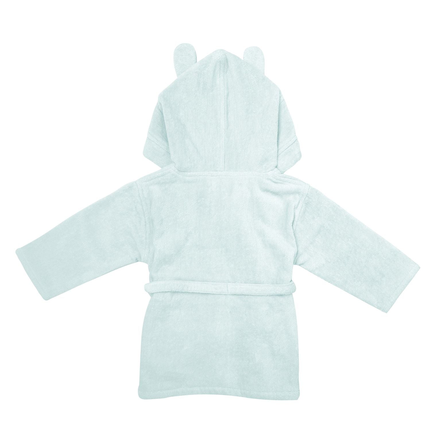 Unisex Organic Cotton Hooded Bathrobe, 0-1 year – Bunny-Mint