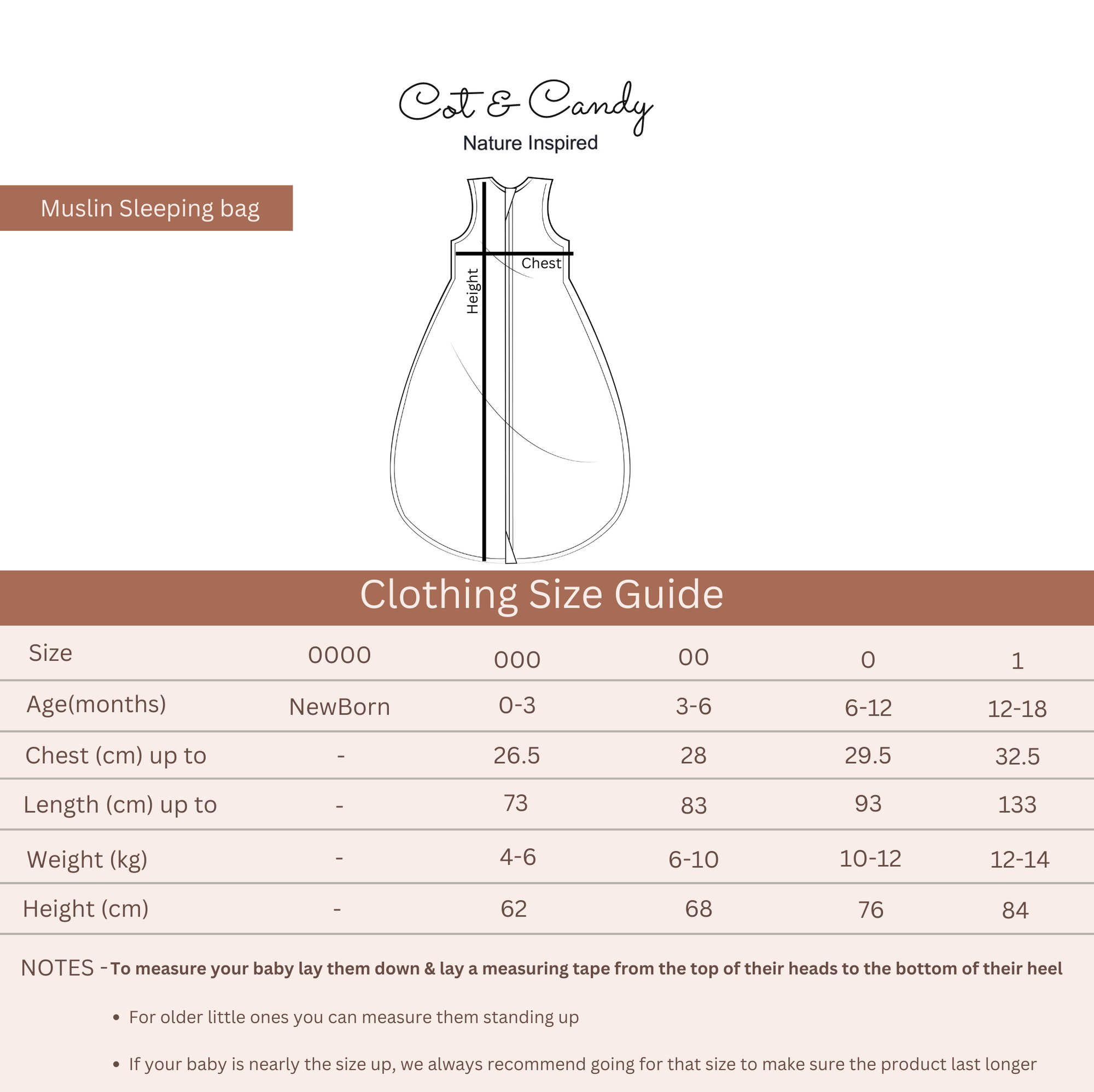 Organic Baby Muslin Sleeping Bag-Ballerina