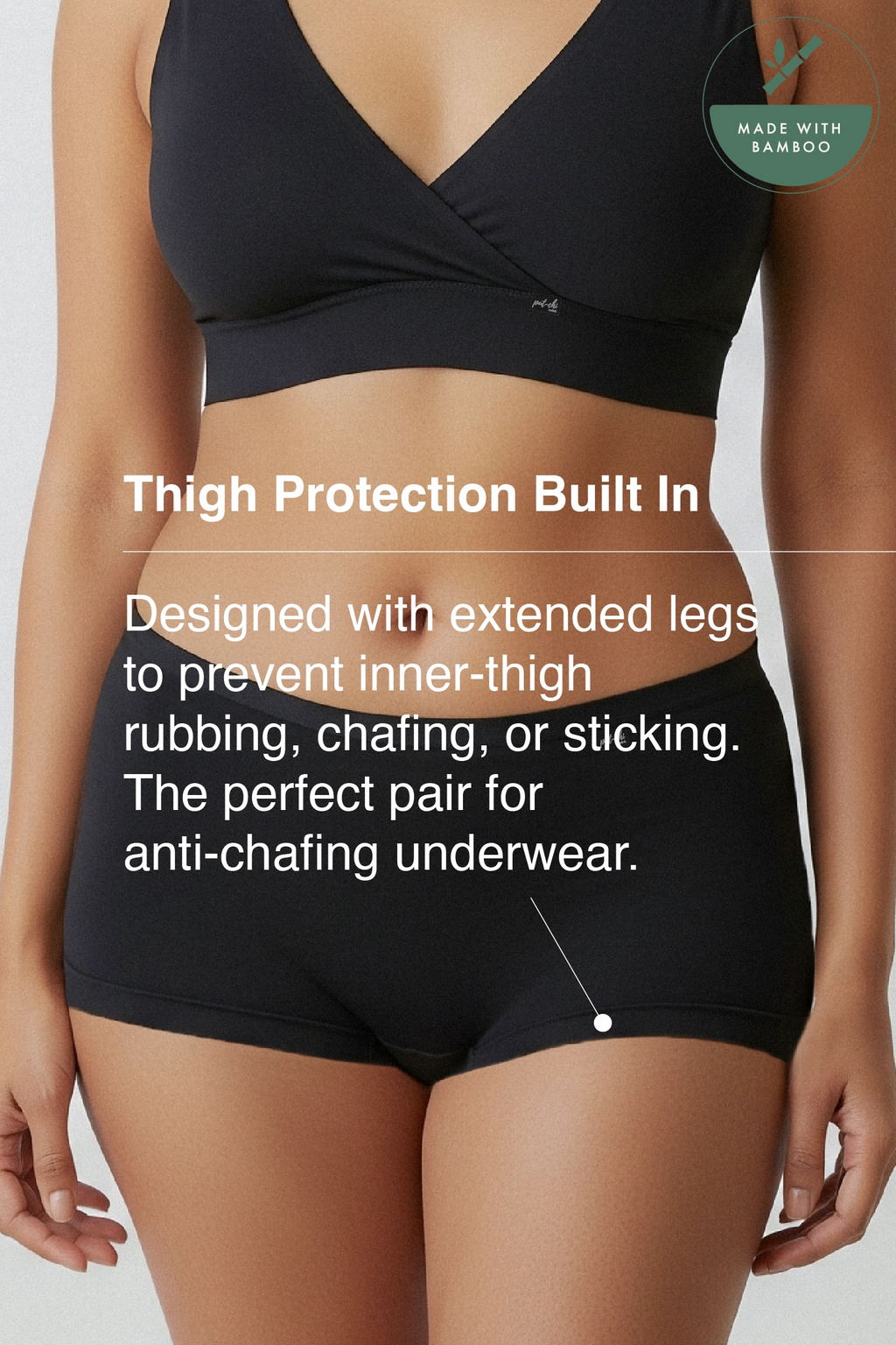 Putchi Anti Thigh-Rub Bamboo Boy Shorts