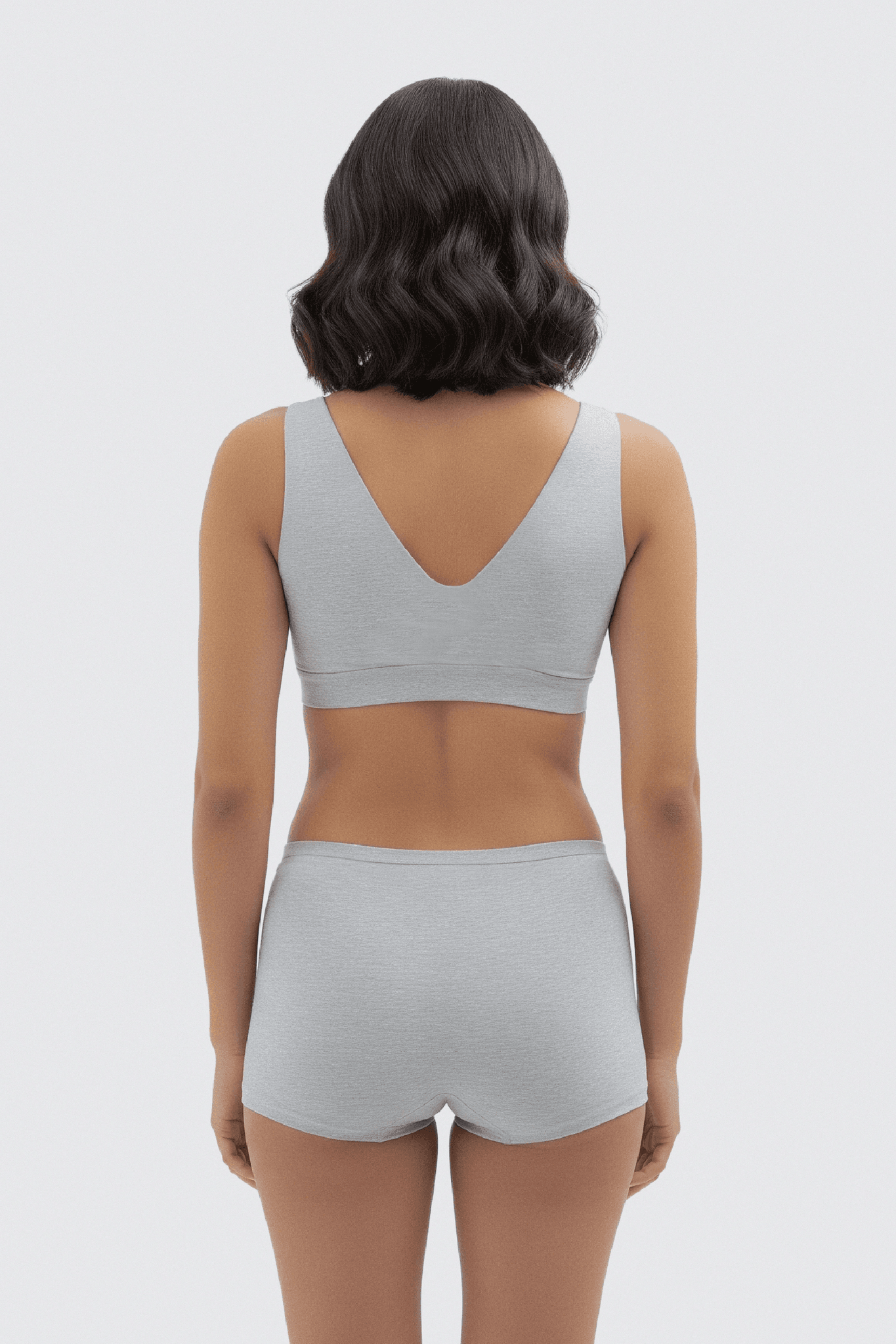 Putchi Anti Thigh-Rub Bamboo Boy Shorts - Gray