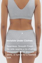 Putchi Anti Thigh-Rub Bamboo Boy Shorts - Gray