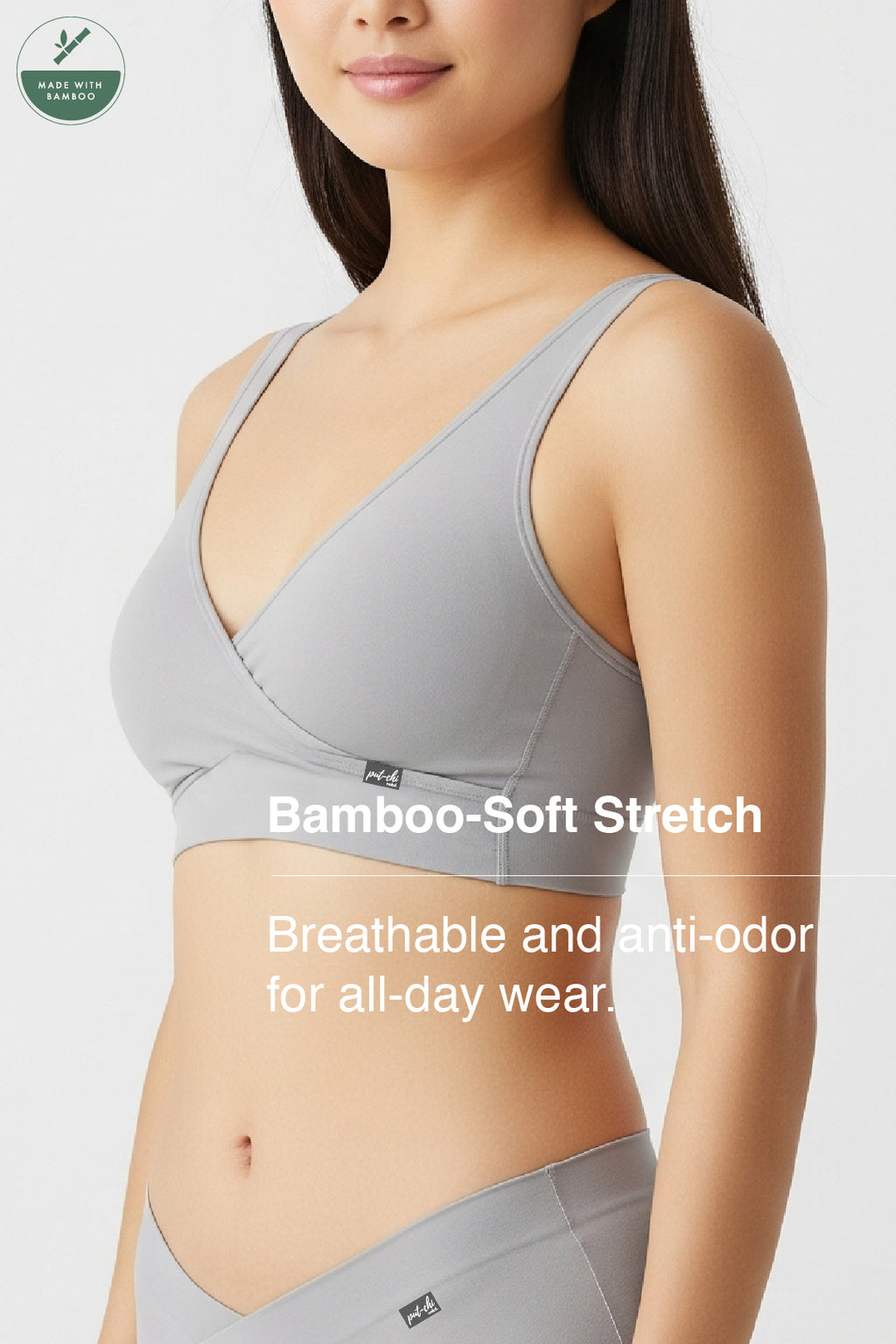 Putchi V Neck Maternity Bra – Soft, Wireless & All-Day Comfort
