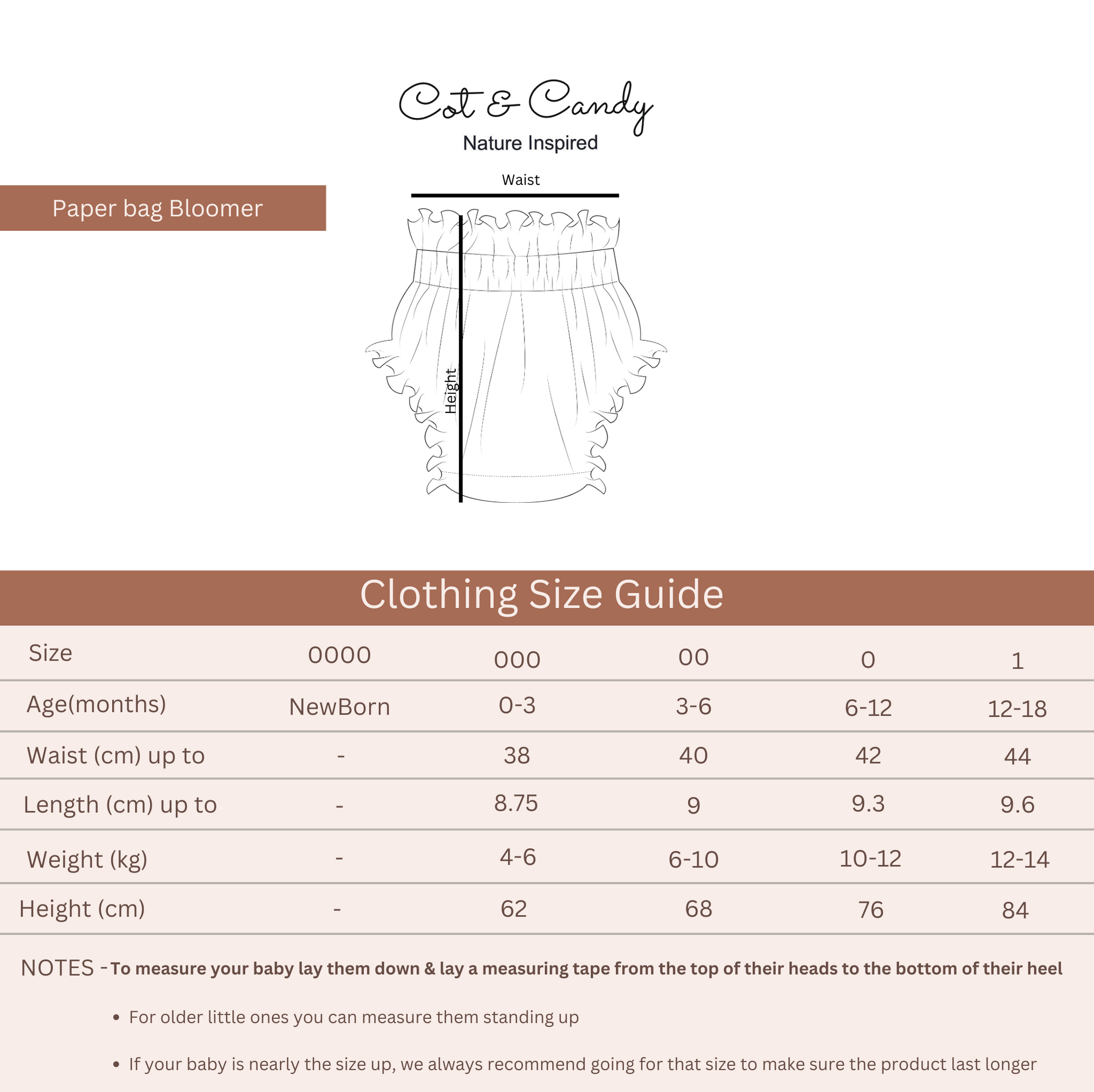 Organic Muslin High Waist Bloomer-Picante