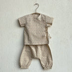 Unisex Organic Zoo Indigo Raidana Angrakha + Matching Pants