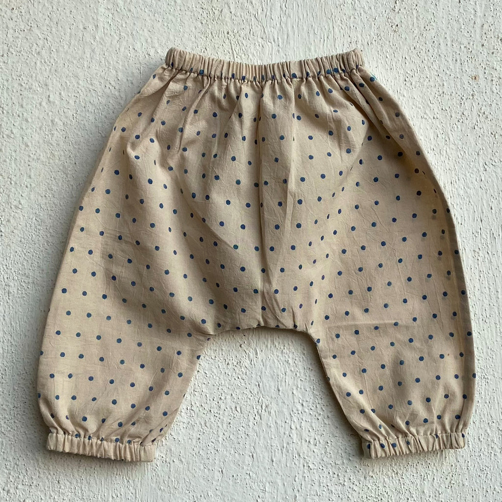 Unisex Organic Zoo Indigo Raidana Jhabla With Matching Pants