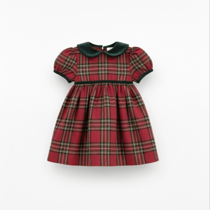 Red Tartan Dress