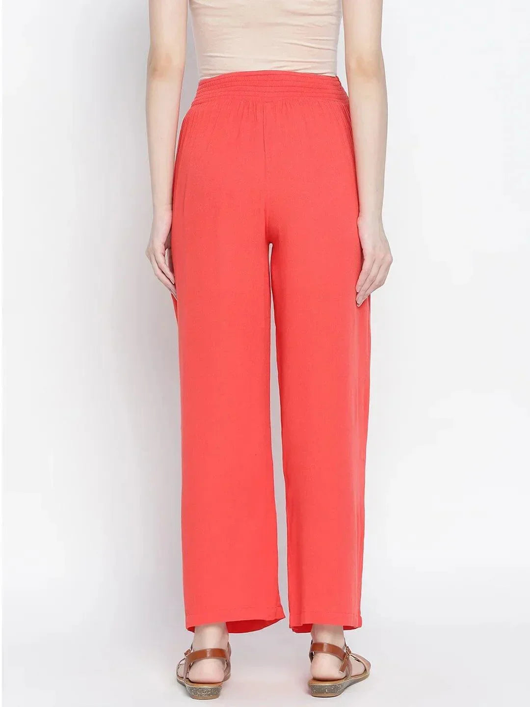 Women's Red Maternity Pant