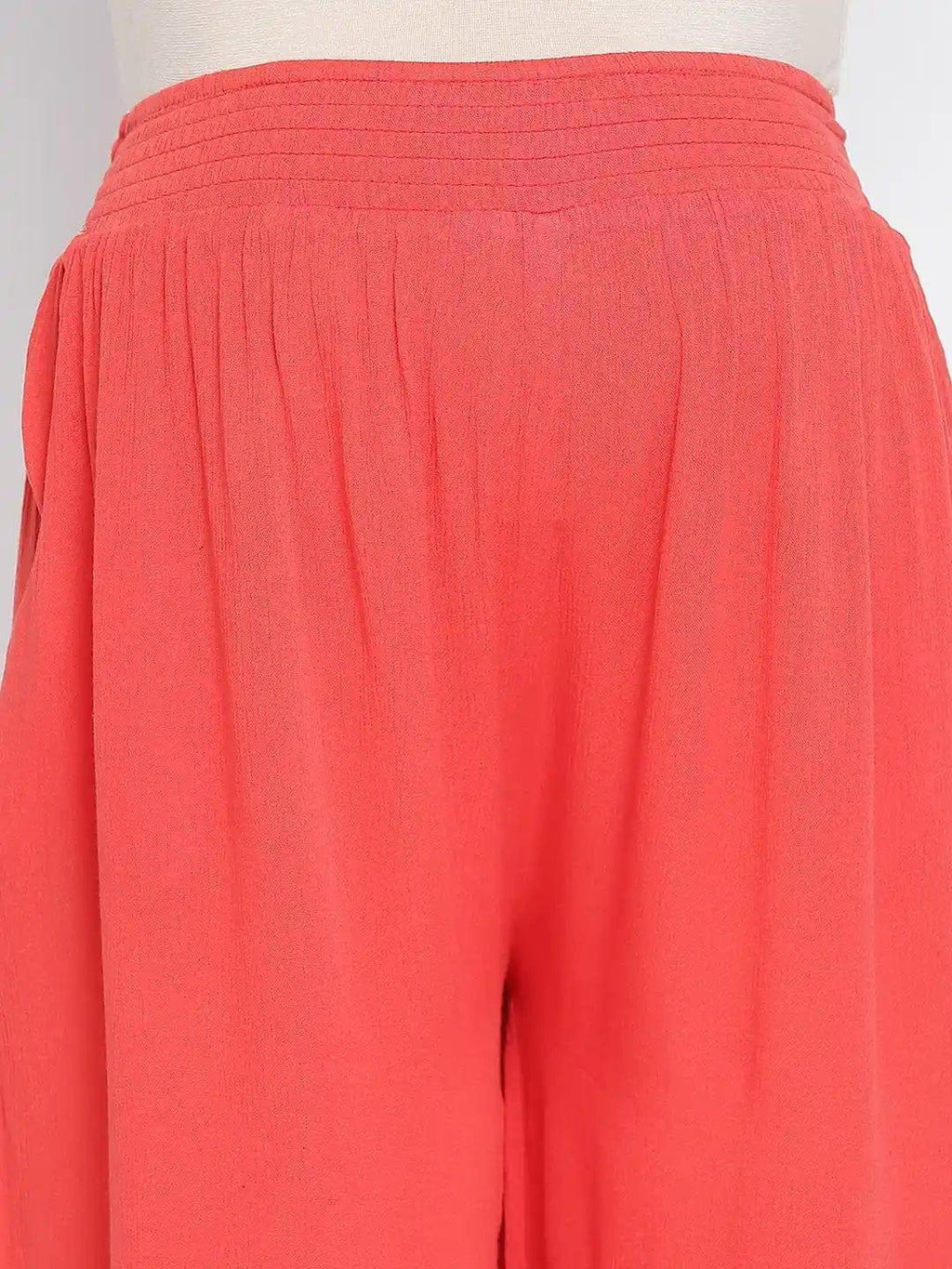 Women's Red Maternity Pant