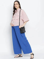 Aqua Blue Maternity Pant