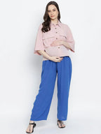 Aqua Blue Maternity Pant