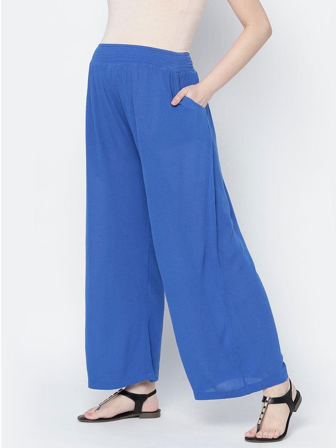 Aqua Blue Maternity Pant